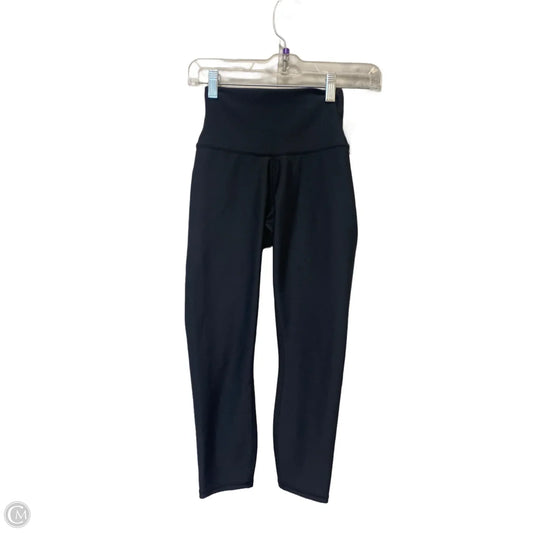 Athletic Leggings By Alo In Black, Size: Xxs