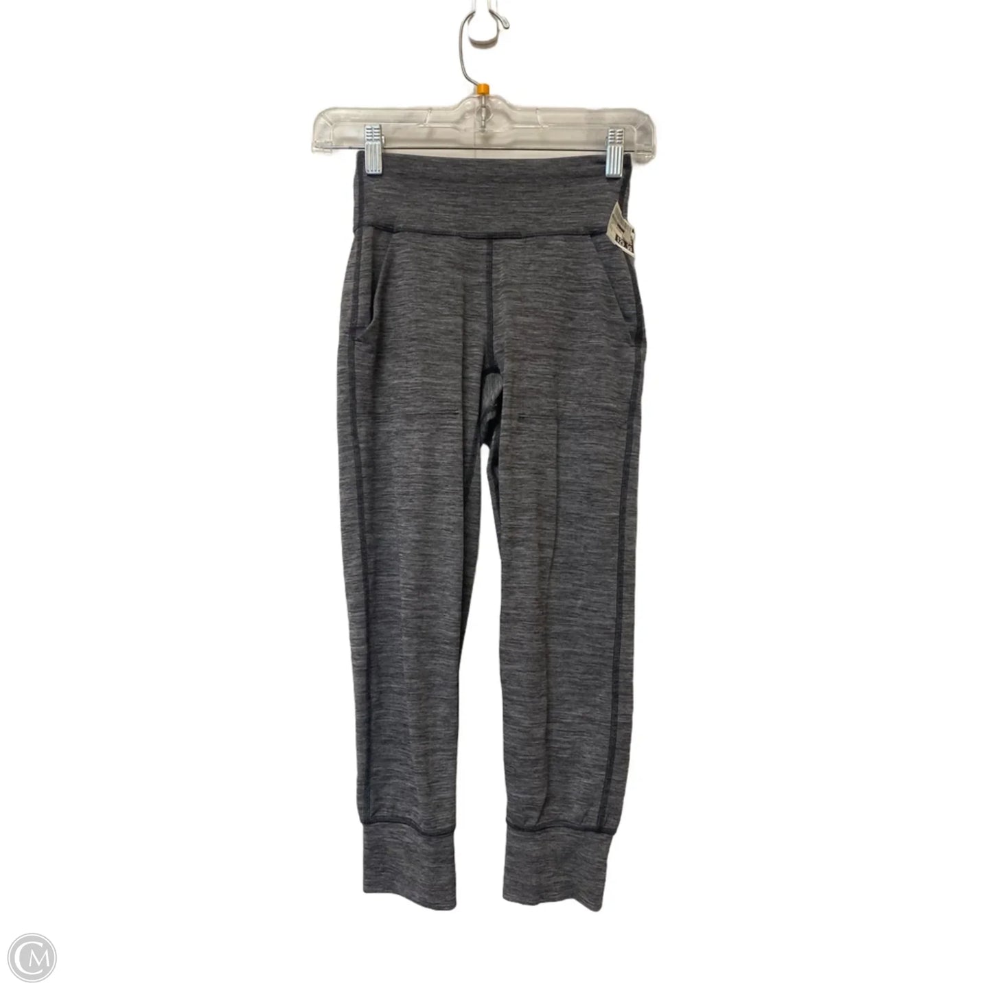 Athletic Leggings By Lululemon In Grey, Size: 0