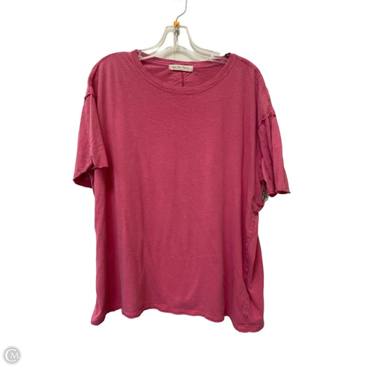 Top Short Sleeve Basic By We The Free In Pink, Size: S