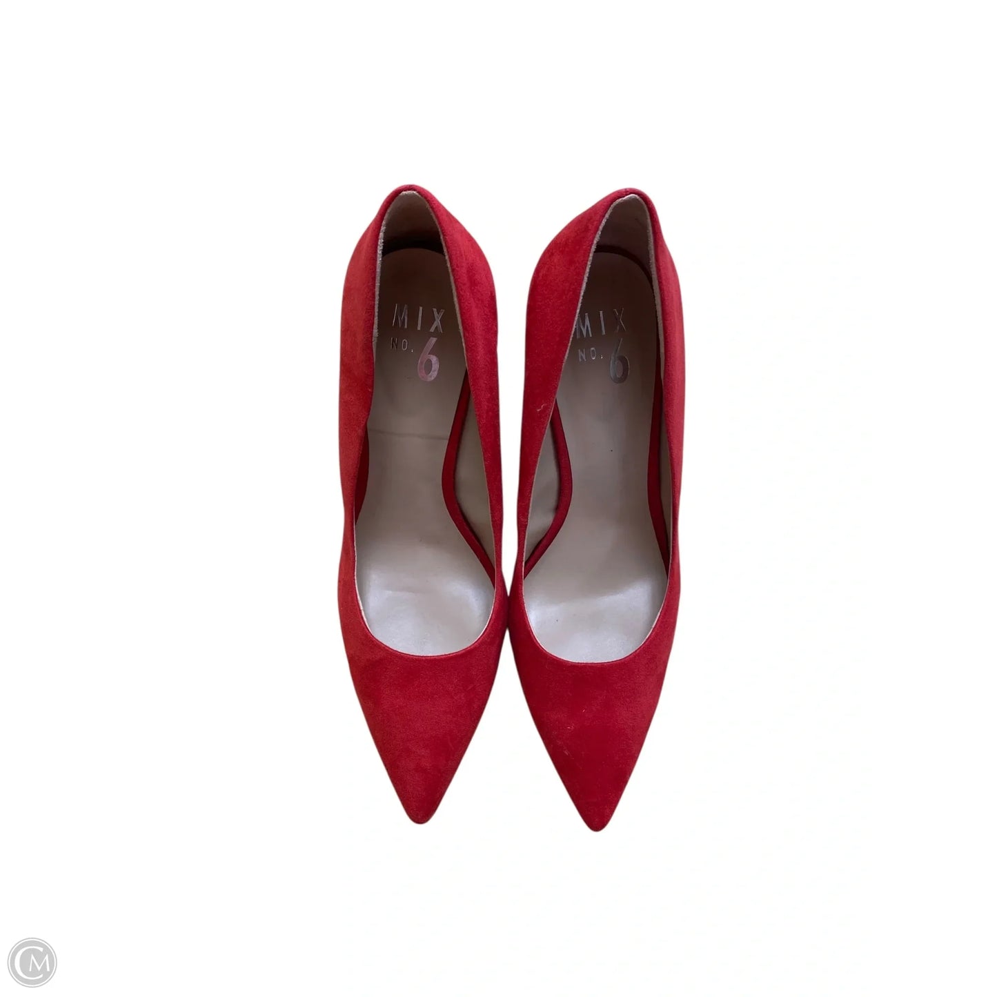 Shoes Heels Stiletto By Mix No 6 In Red, Size: 9.5