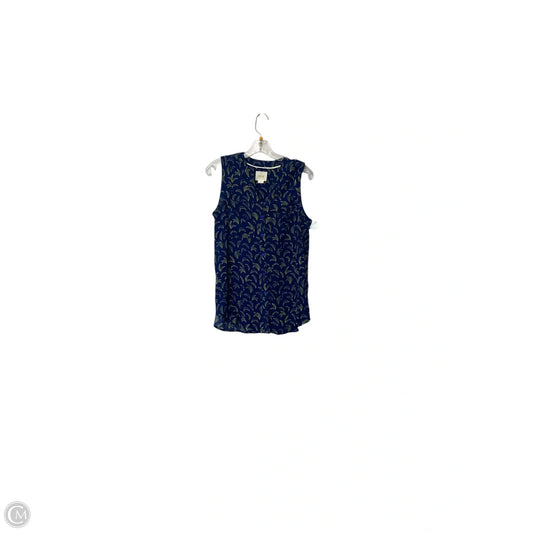 Top Sleeveless By Maeve In Blue, Size: S