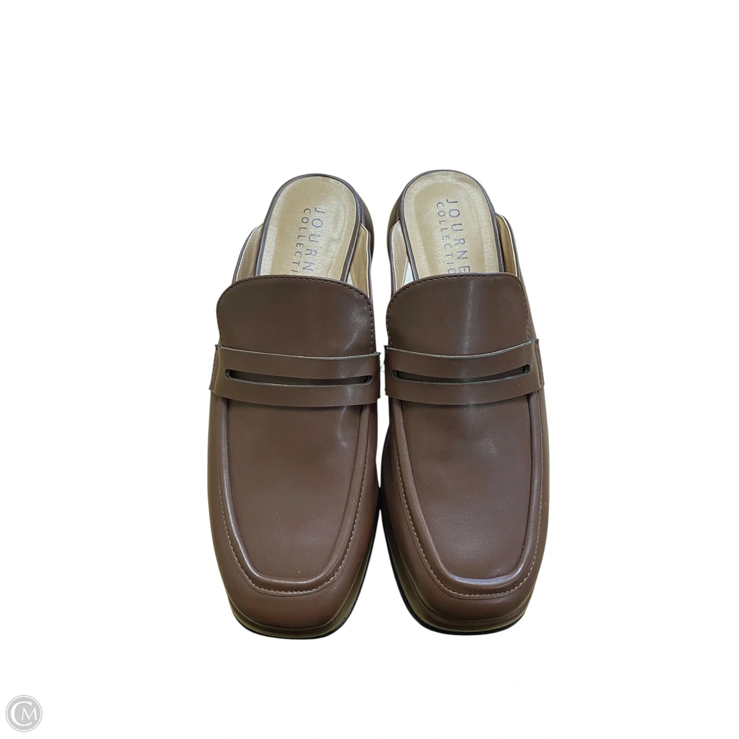 Shoes Heels Platform By Journee In Brown, Size: 8