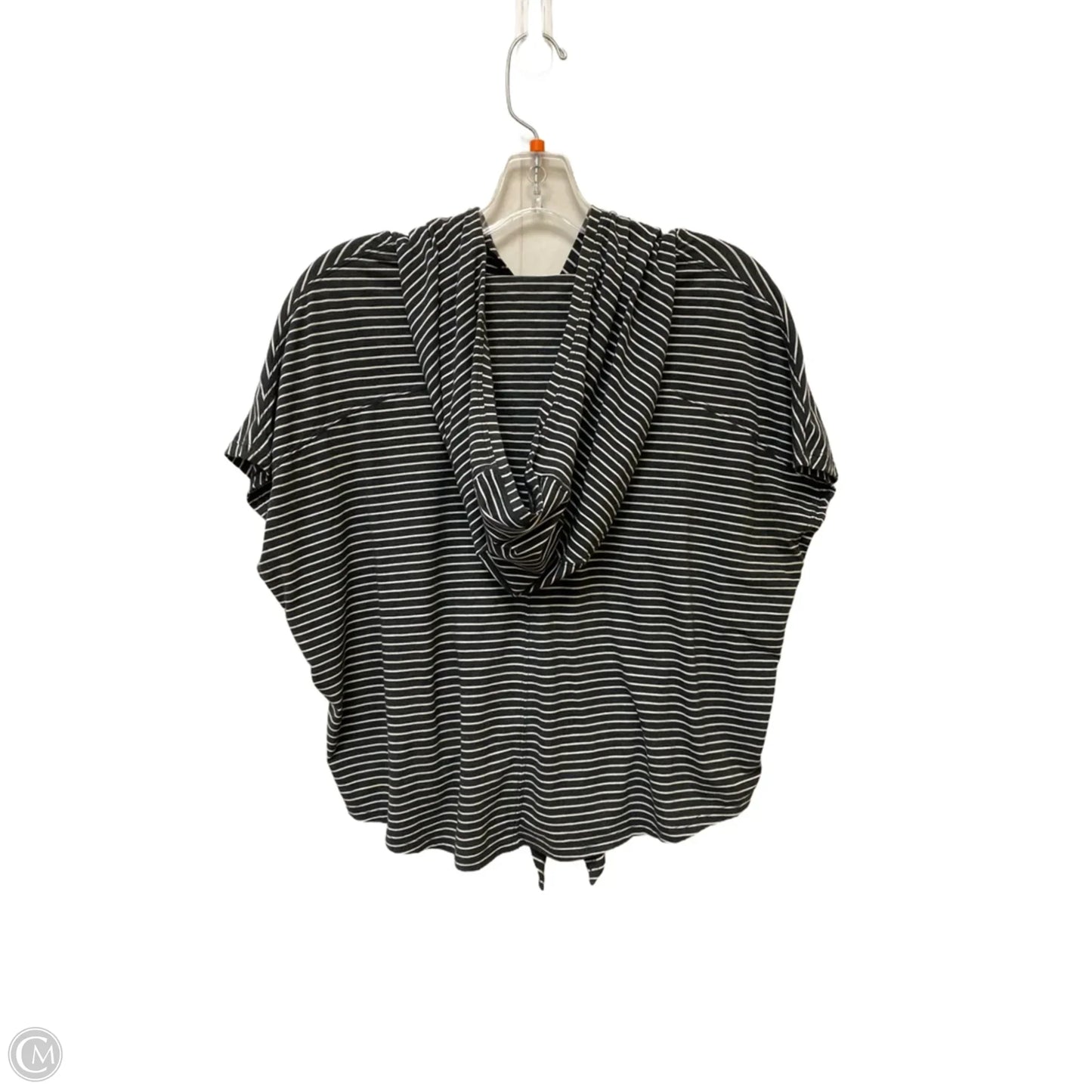 Athletic Top Short Sleeve By Lululemon In Striped Pattern, Size: 6