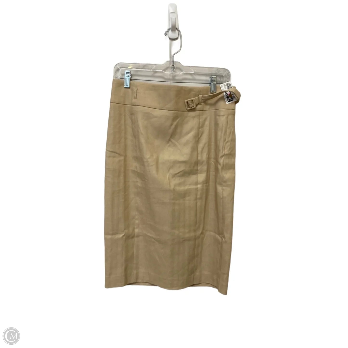 Skirt Midi By Ann Taylor In Tan, Size: 6