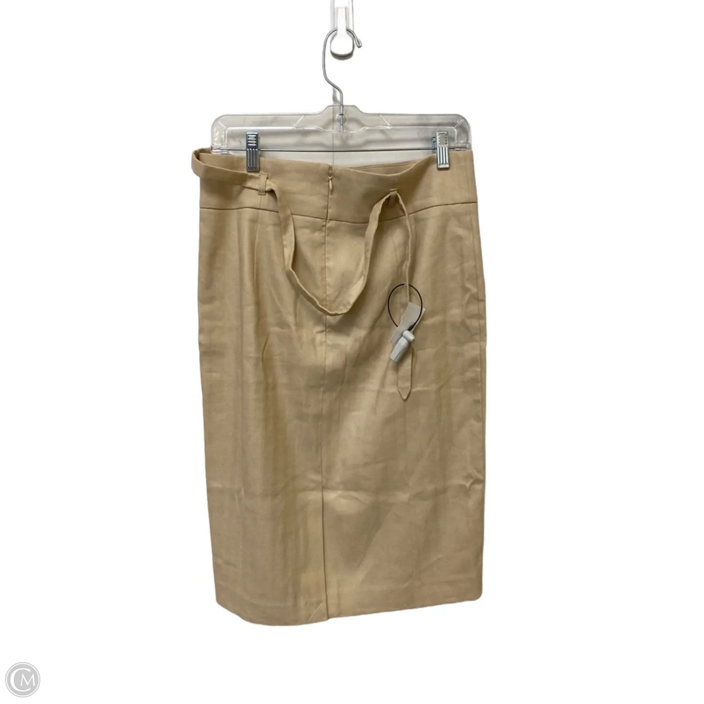Skirt Midi By Ann Taylor In Tan, Size: 6