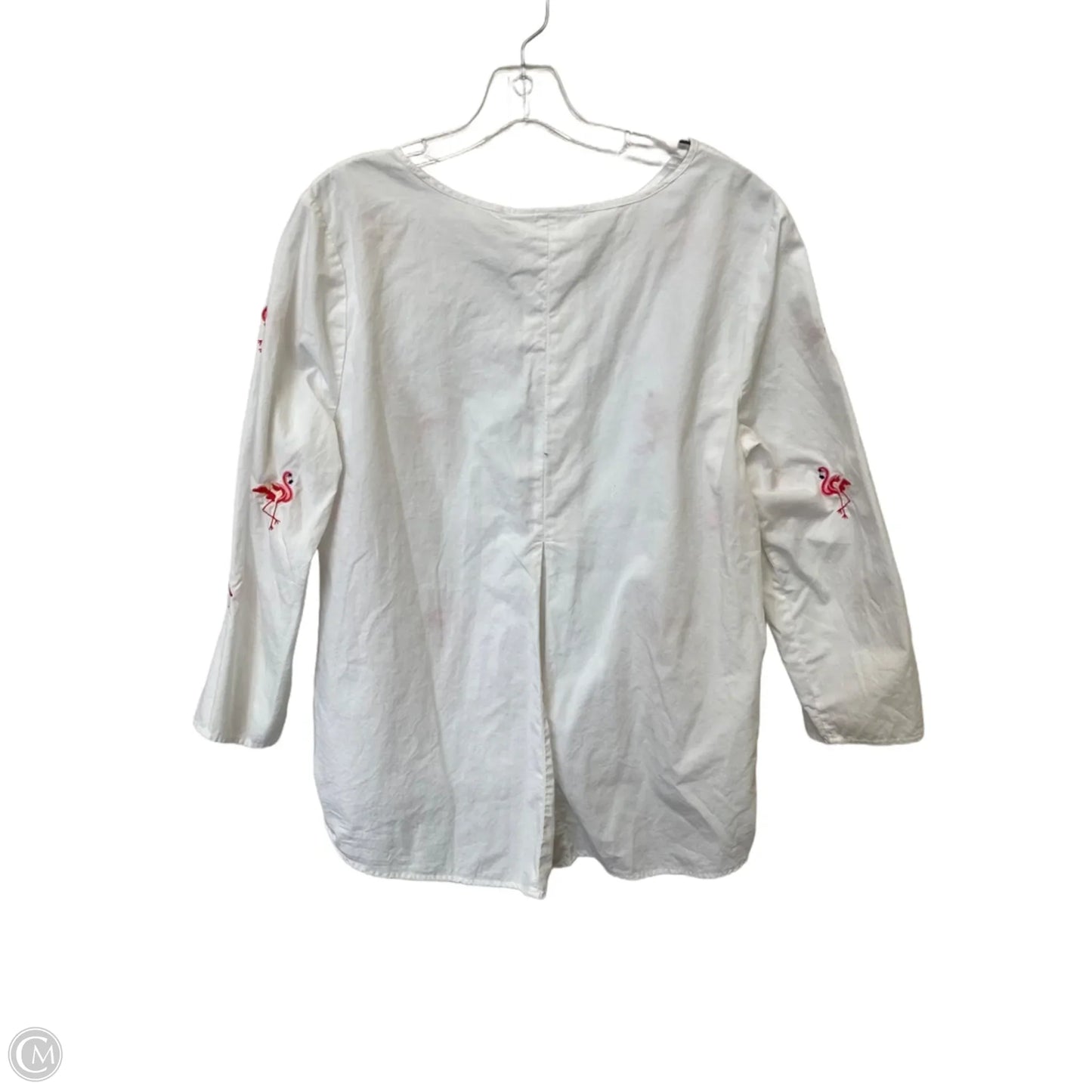 Top Long Sleeve By Crown And Ivy In Animal Print, Size: L