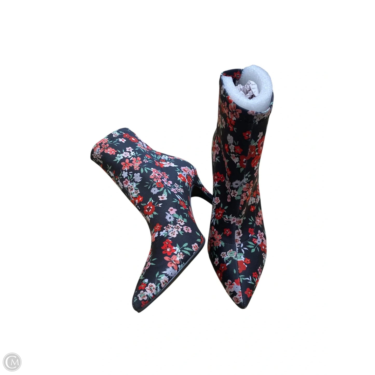 Boots Ankle Heels By Inc In Floral Print, Size: 8