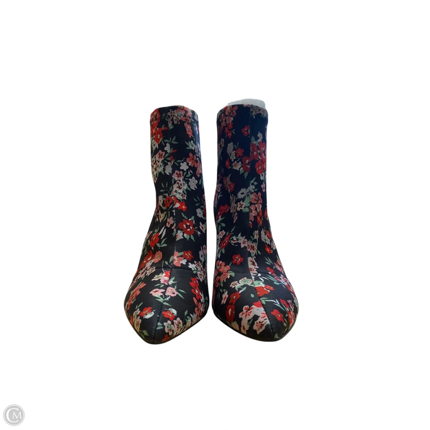 Boots Ankle Heels By Inc In Floral Print, Size: 8