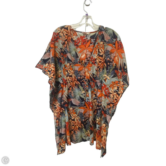 Top Short Sleeve Designer By Tory Burch In Floral Print, Size: L