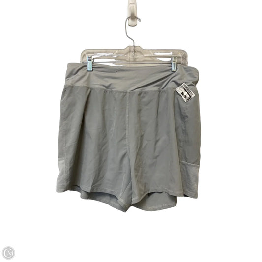 Athletic Shorts By Zelos In Grey, Size: 1x