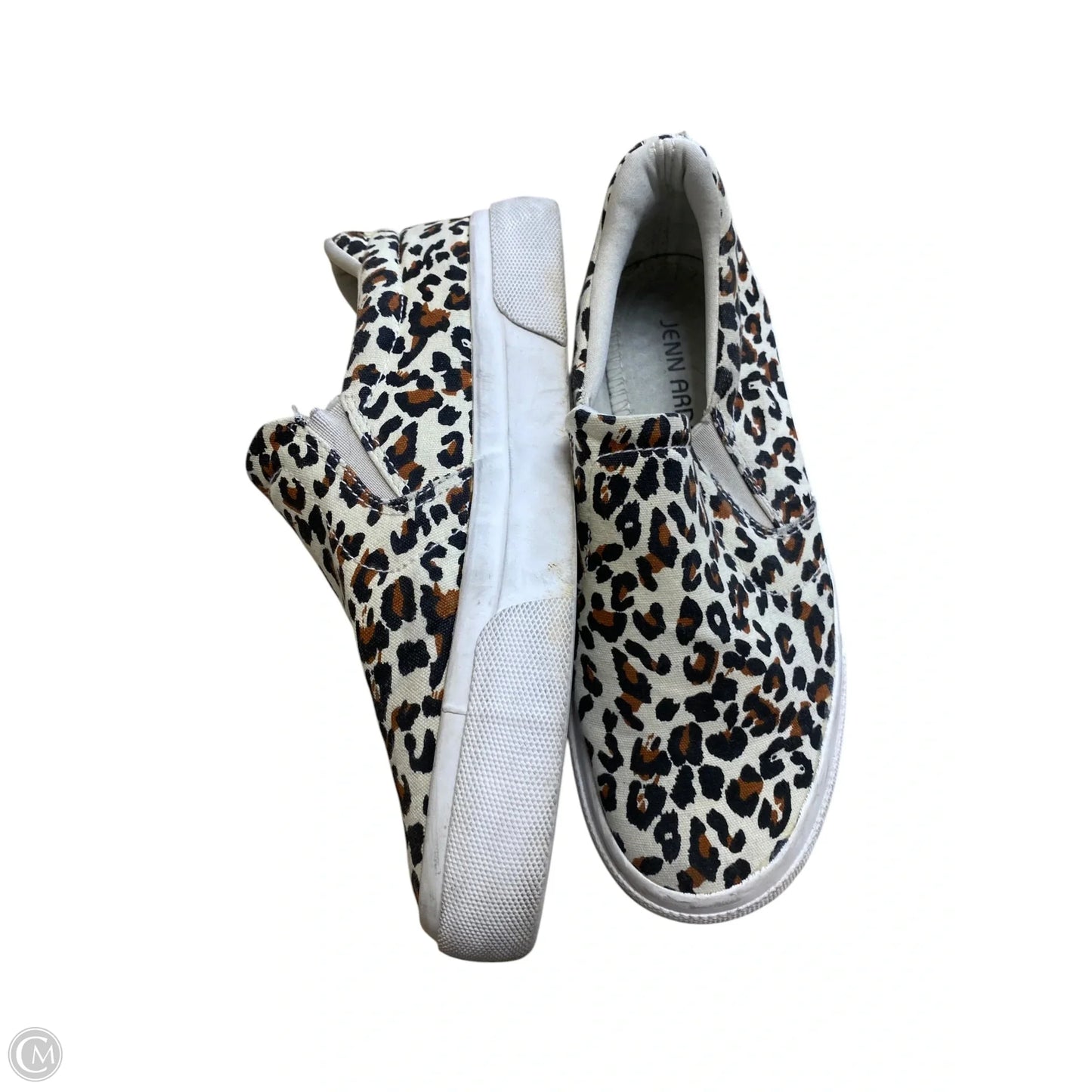 Shoes Flats By Clothes Mentor In Animal Print, Size: 7.5