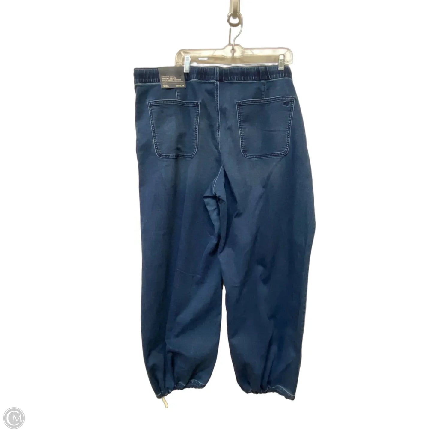 Jeans Boyfriend By American Eagle In Blue Denim, Size: Xxl