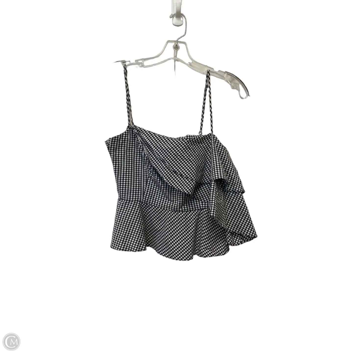 Top Sleeveless By Clothes Mentor In Plaid Pattern, Size: S