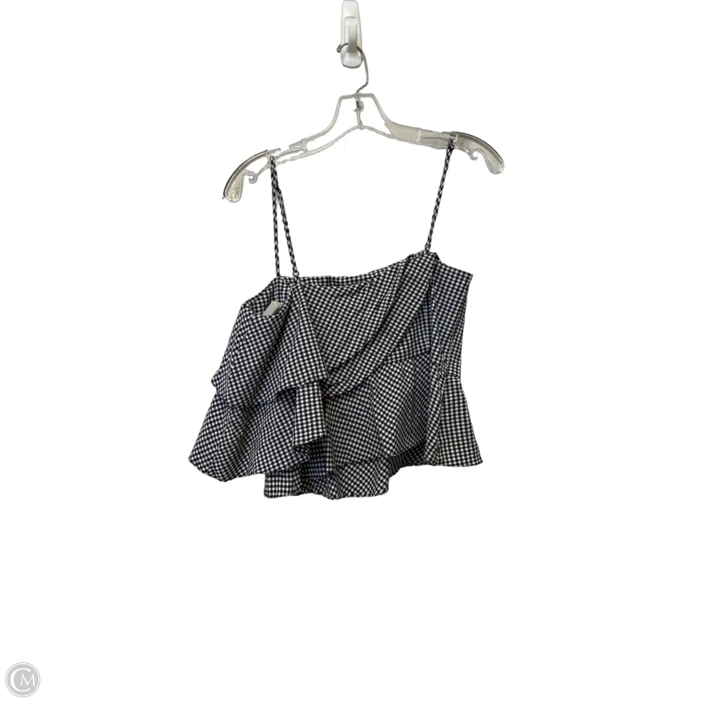 Top Sleeveless By Clothes Mentor In Plaid Pattern, Size: S