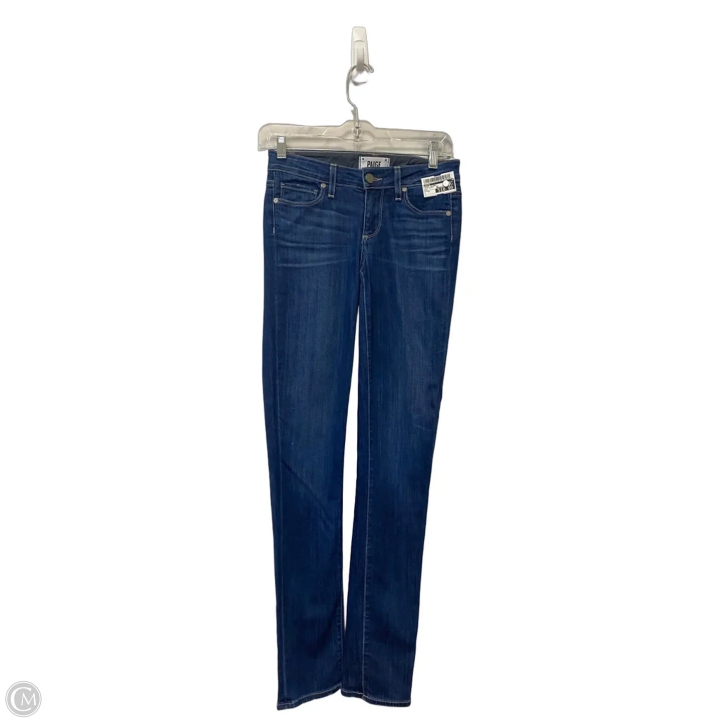 Jeans Skinny By Paige In Blue Denim, Size: 0