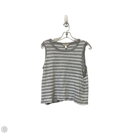 Top Sleeveless By Banana Republic In Striped Pattern, Size: Mp