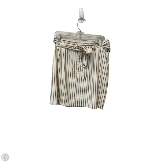 Skirt Mini & Short By Banana Republic In Striped Pattern, Size: 10