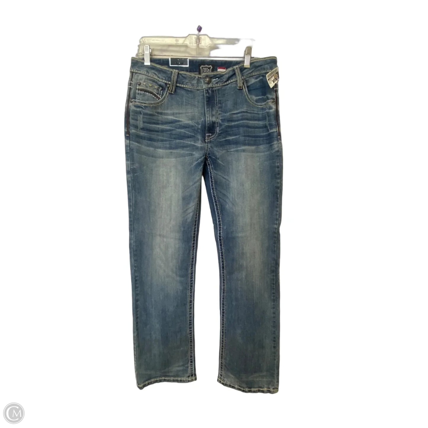Jeans Boot Cut By Clothes Mentor In Blue Denim, Size: 14
