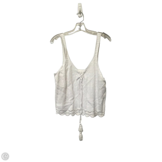 Top Sleeveless By Old Navy In White, Size: L
