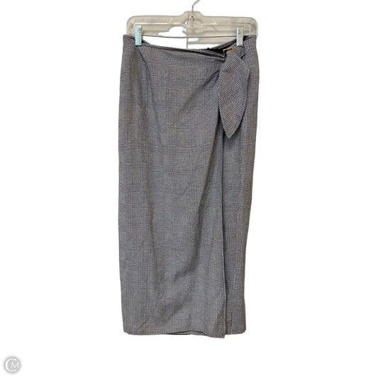 Skirt Maxi By Lauren By Ralph Lauren In Black & White, Size: 8