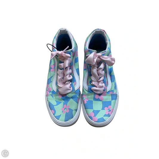 Shoes Sneakers Platform By Vans In Multi-colored, Size: 6