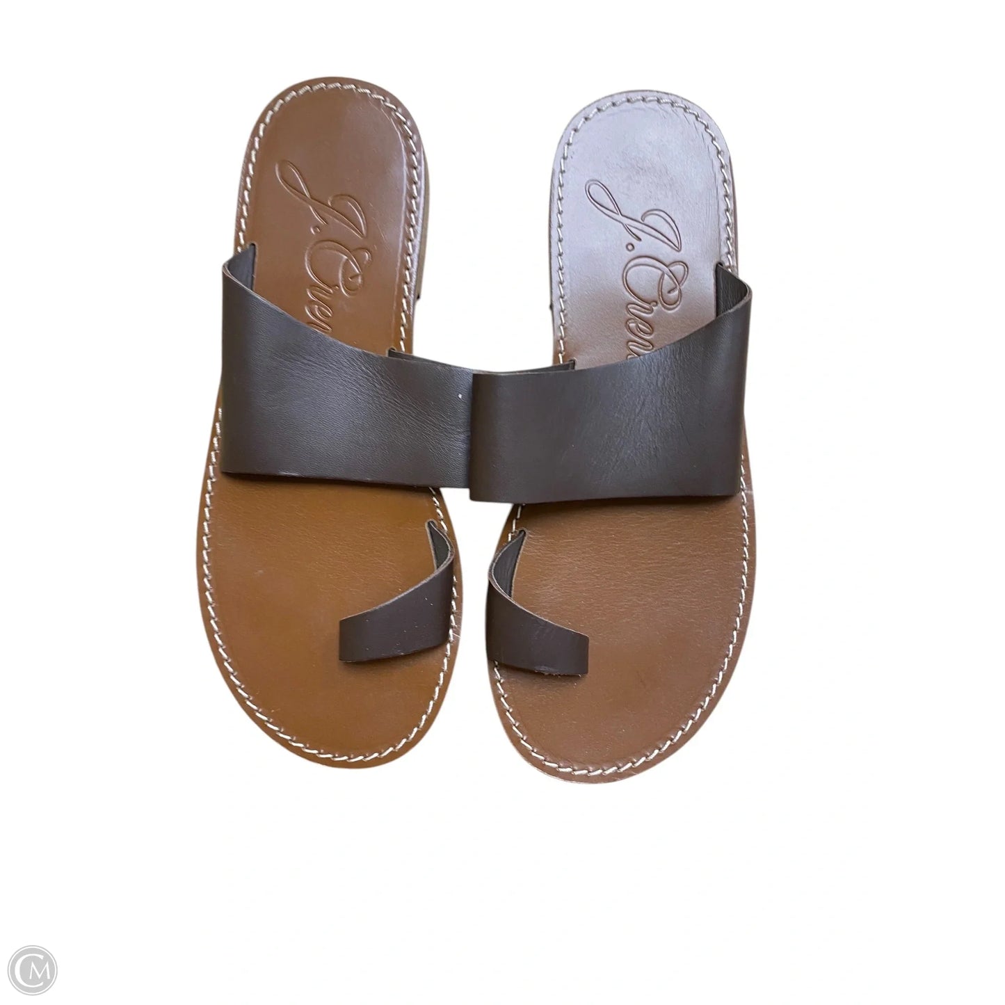 Sandals Flip Flops By J. Crew In Brown, Size: 8