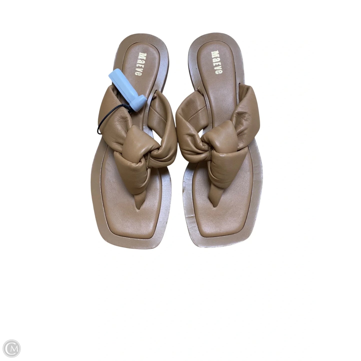 Sandals Flip Flops By Maeve In Tan, Size: 8