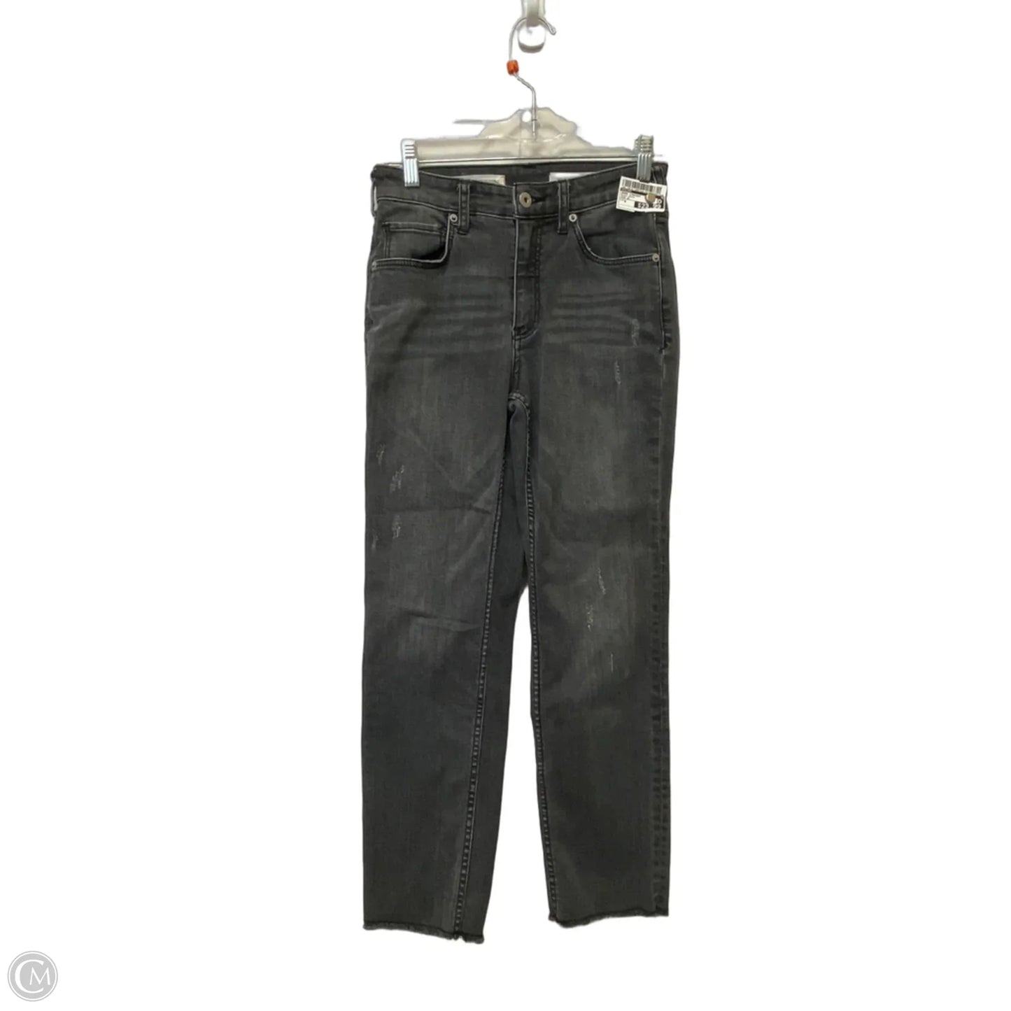 Jeans Straight By Pilcro In Black Denim, Size: 0