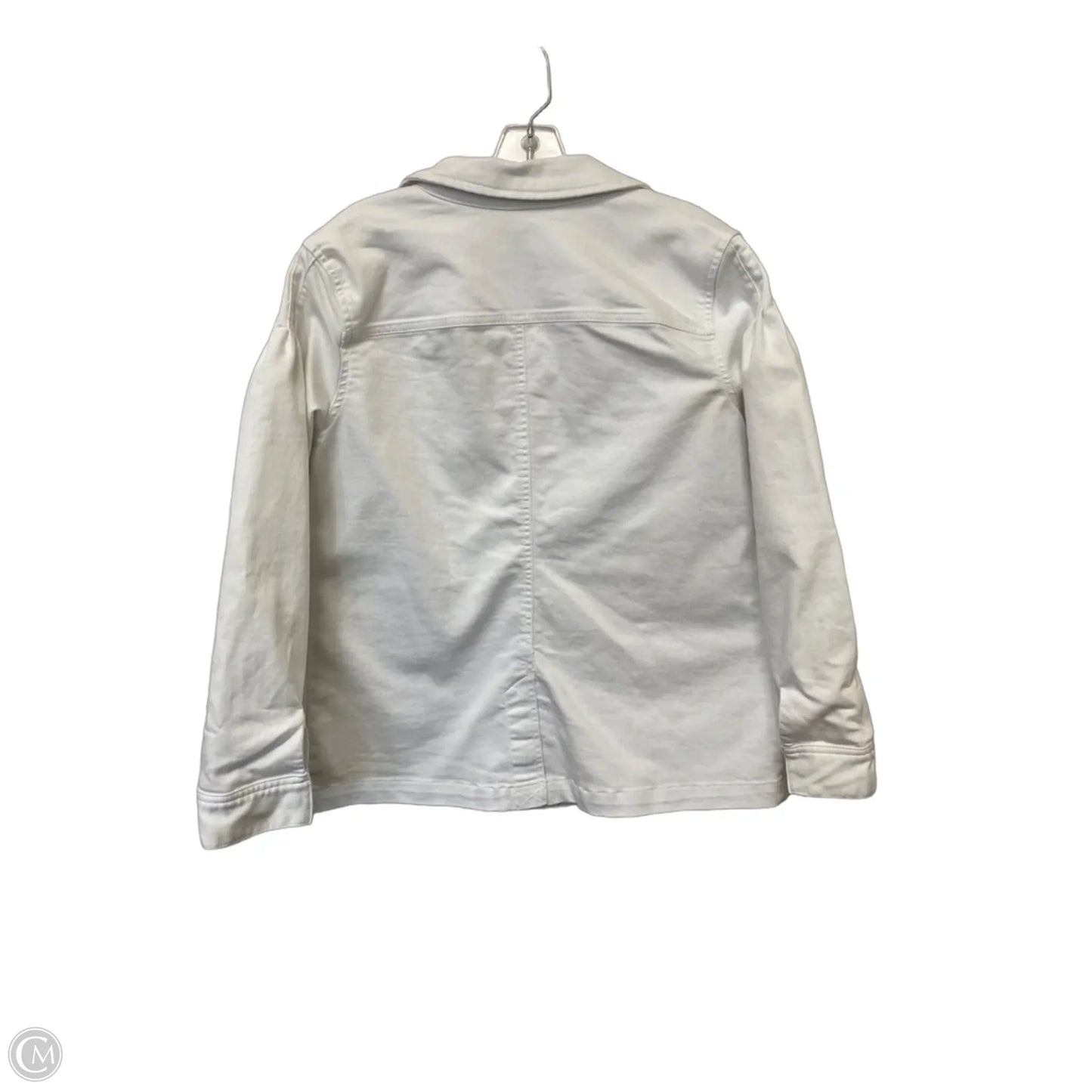 Jacket Denim By Any Body In White, Size: Mp