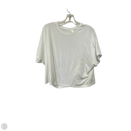 Top Short Sleeve Basic By Athleta In White, Size: M