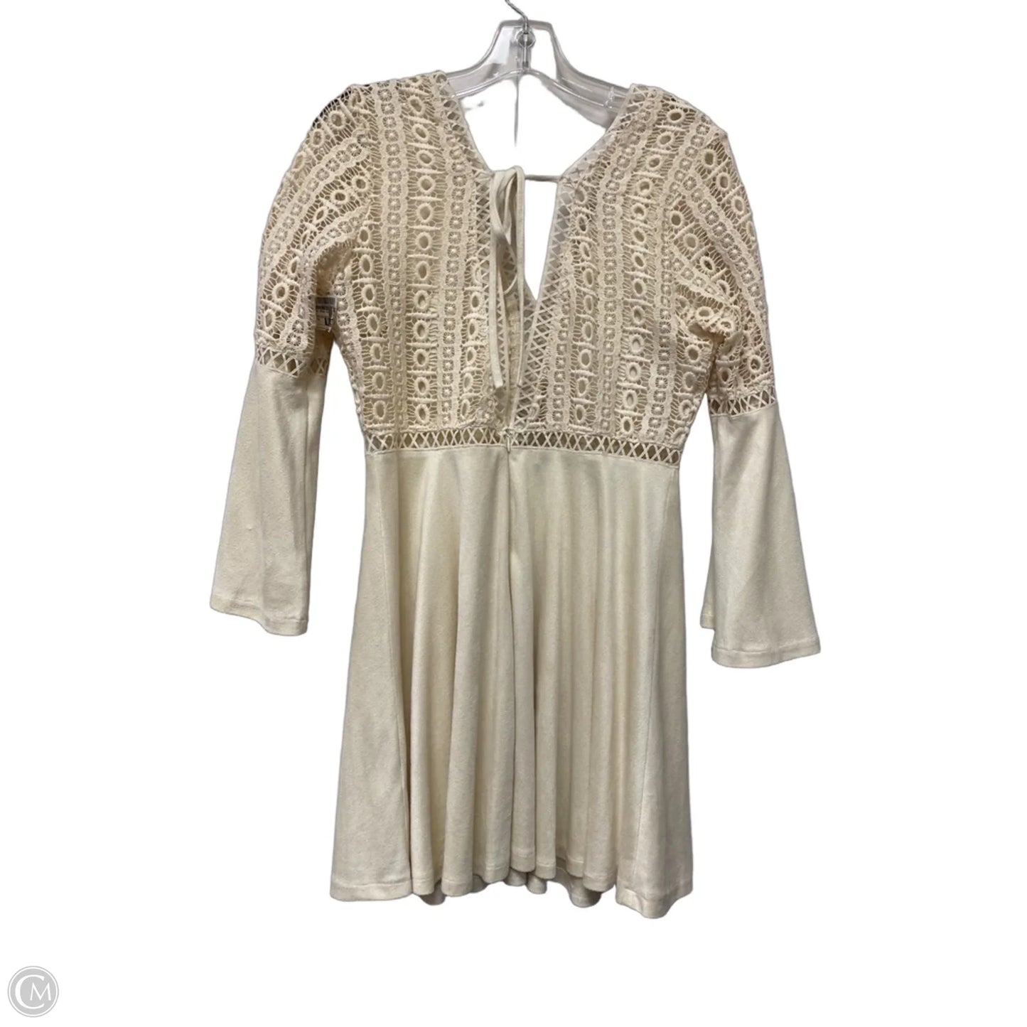 Dress Casual Midi By Clothes Mentor In Tan, Size: M