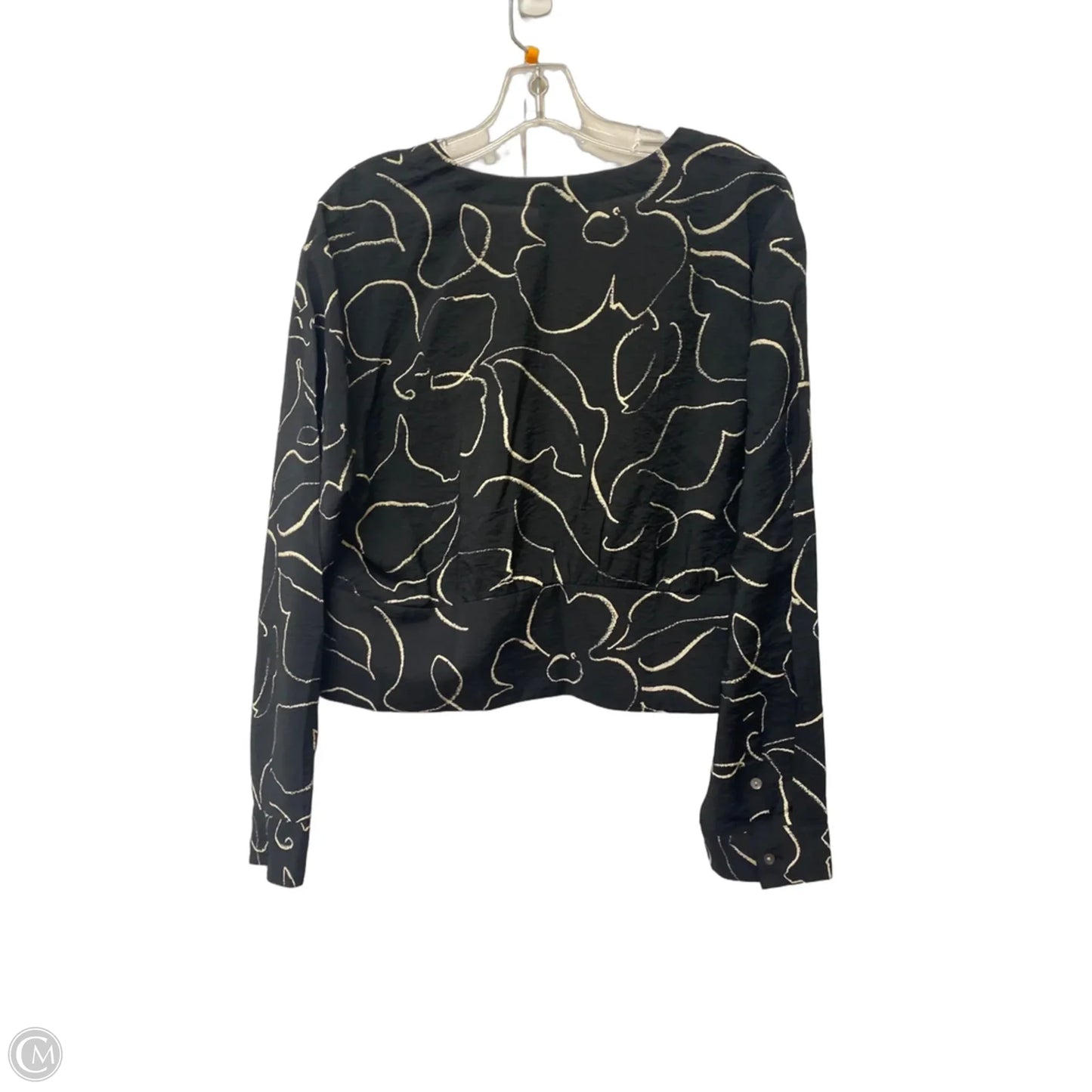 Top Long Sleeve By Madewell In Black, Size: Xl