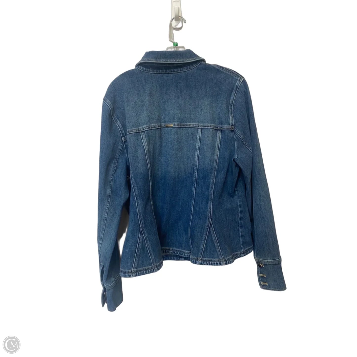 Jacket Denim By White House Black Market In Blue Denim, Size: Xl