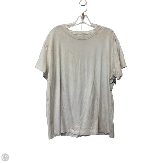 Top Short Sleeve By Lululemon In Tie Dye Print, Size: L