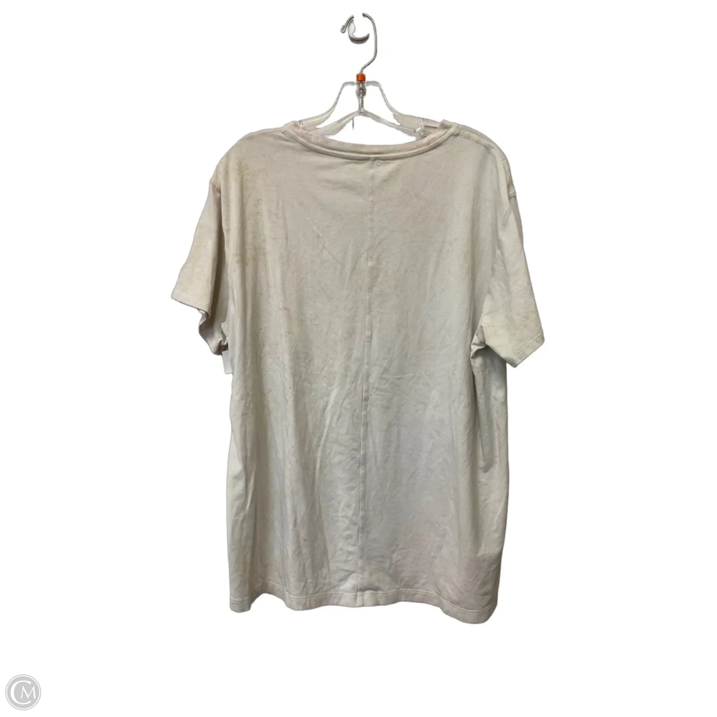Top Short Sleeve By Lululemon In Tie Dye Print, Size: L