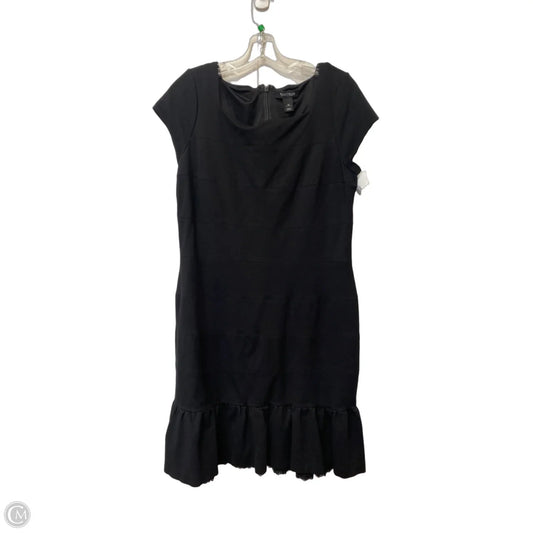 Dress Casual Midi By White House Black Market In Black, Size: 12