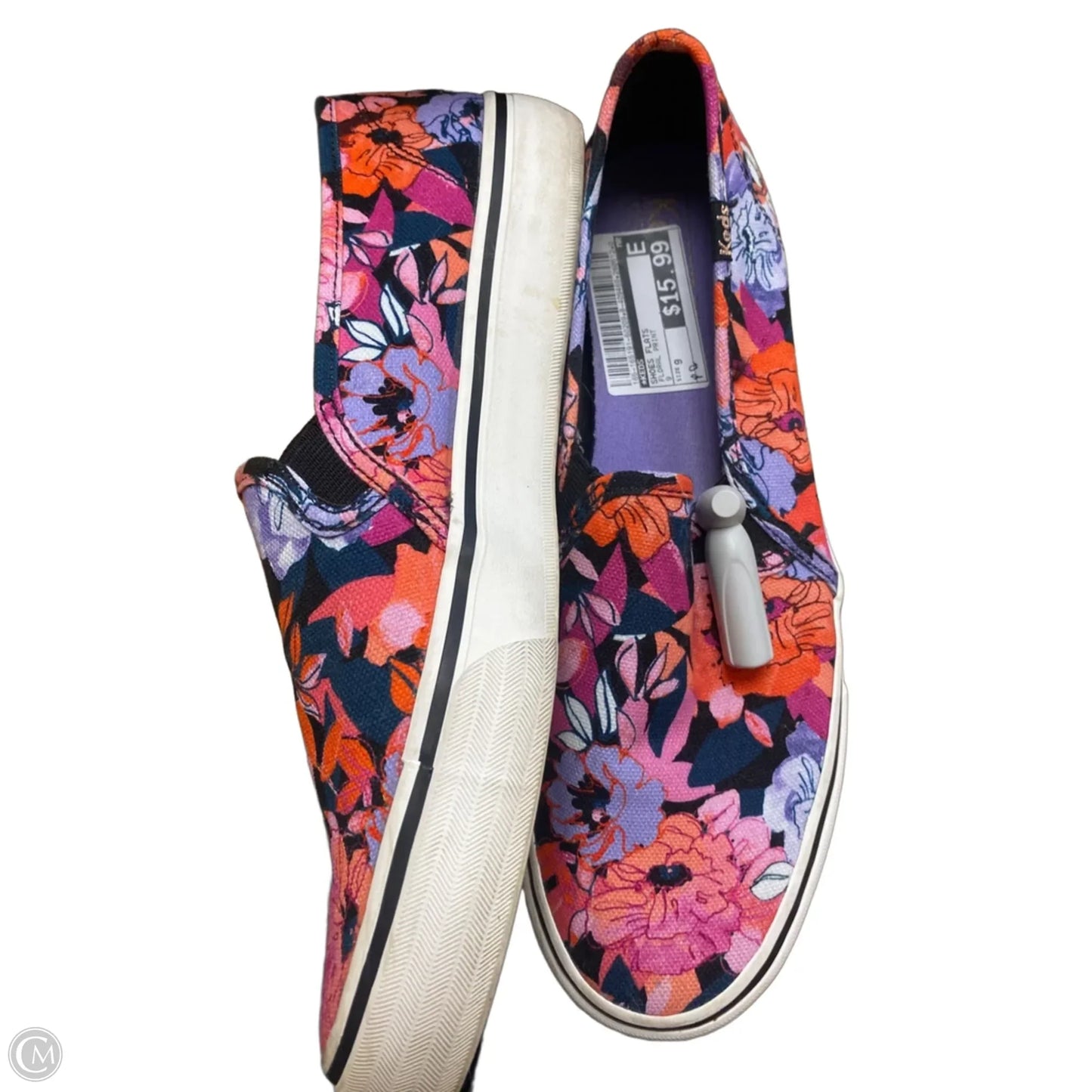 Shoes Flats By Keds In Floral Print, Size: 9
