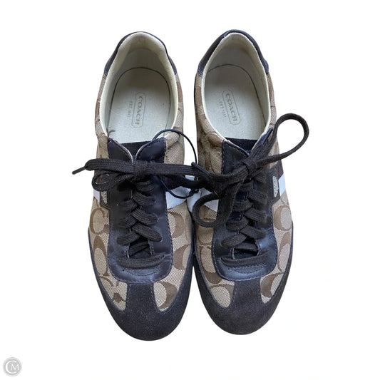 Shoes Designer By Coach In Brown, Size: 8.5