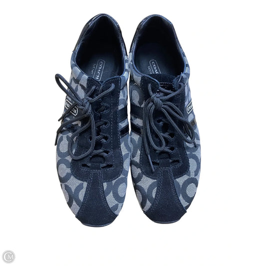 Shoes Designer By Coach In Grey, Size: 8.5
