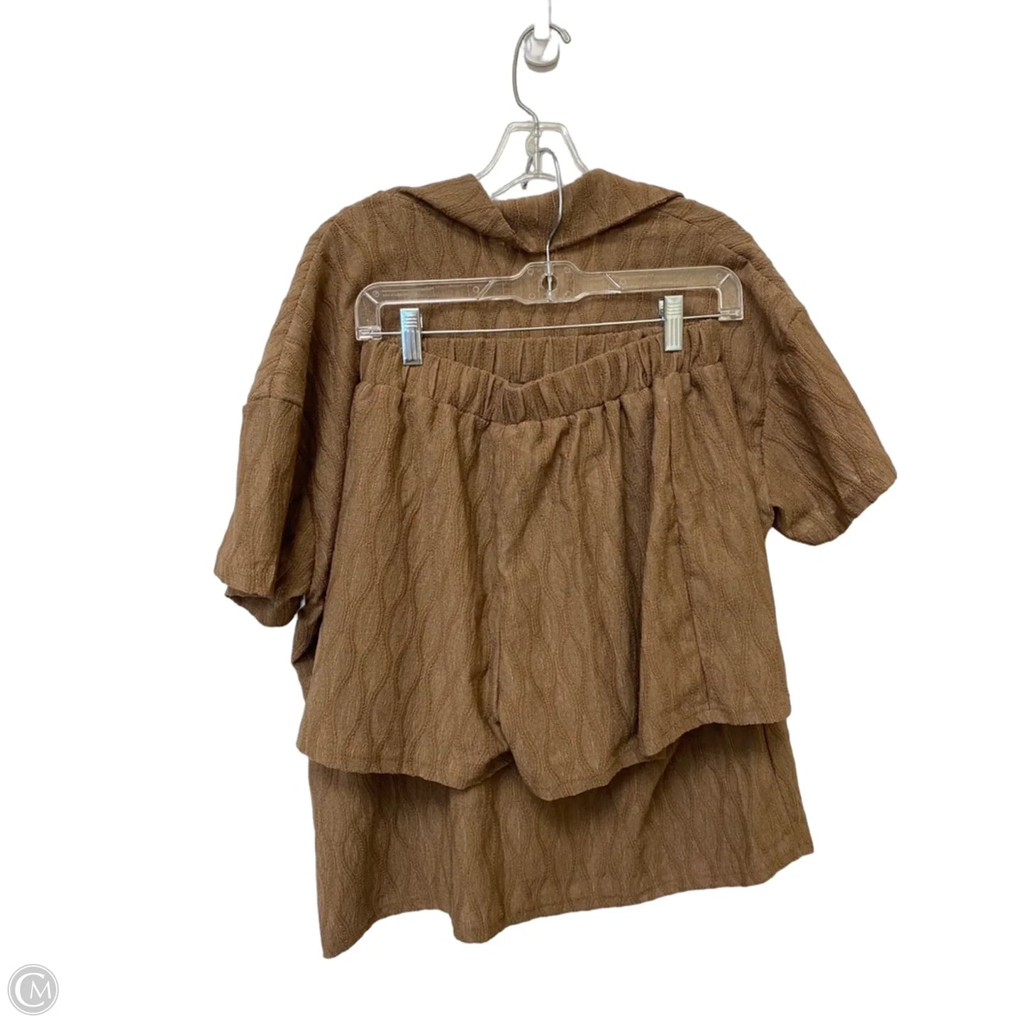 Shorts Set By Shein In Brown, Size: M