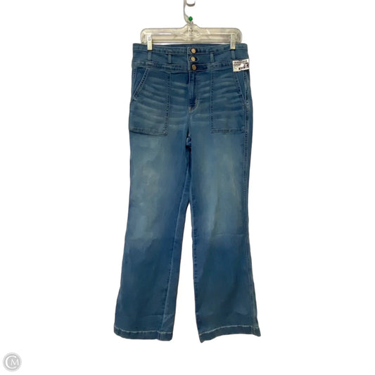 Jeans Straight By White House Black Market In Blue Denim, Size: 10