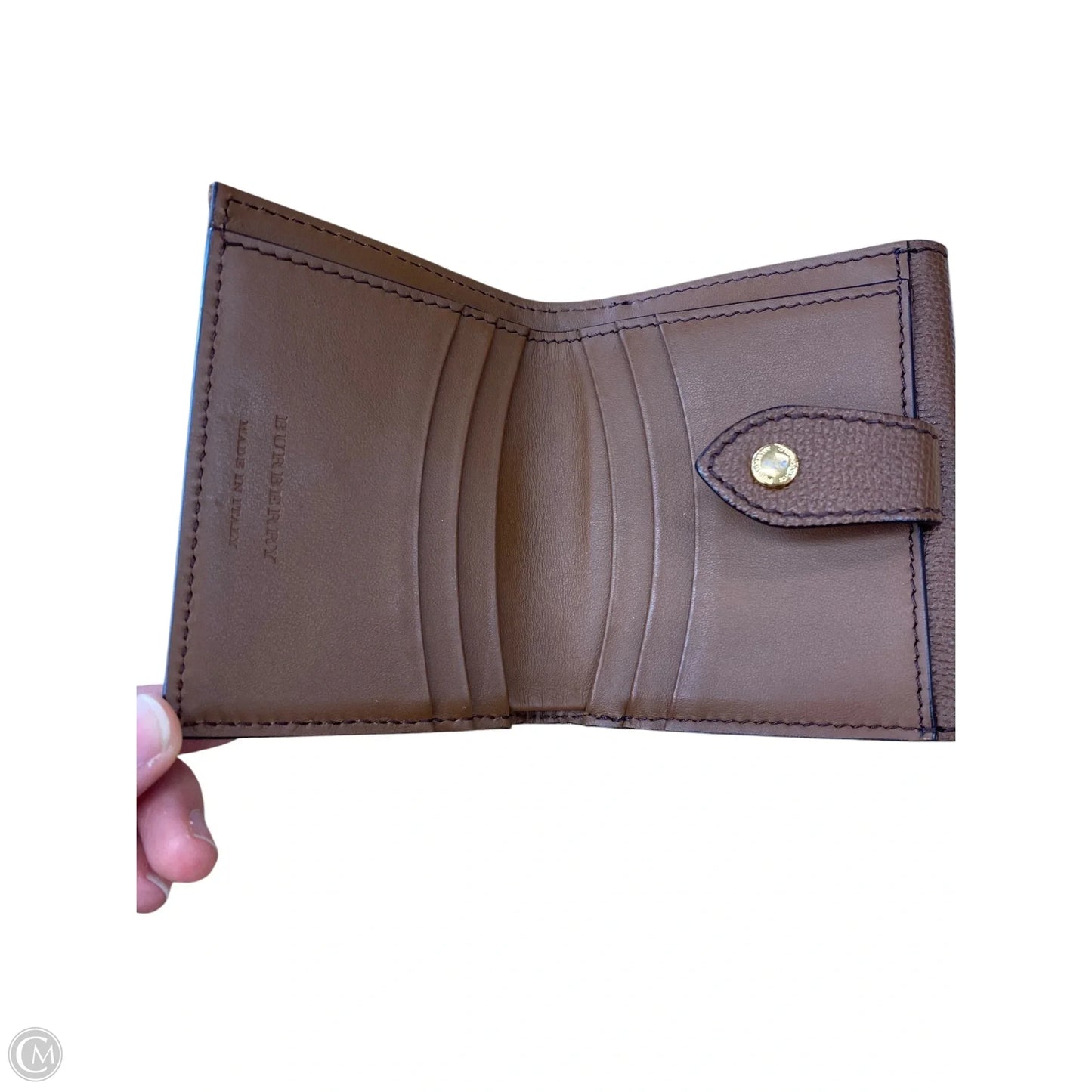 Wallet Luxury Designer By Burberry, Size: Medium