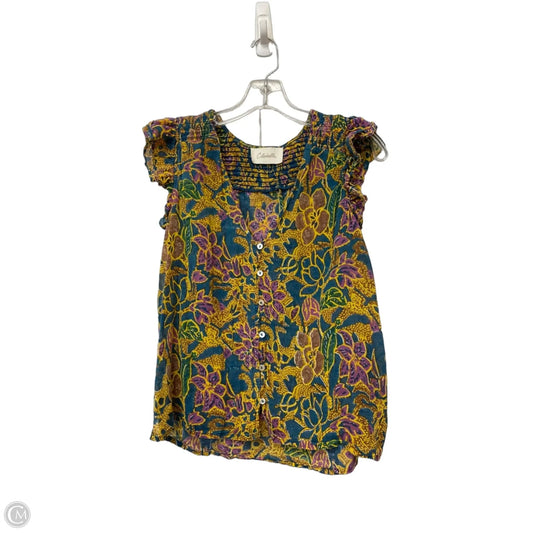 Top Sleeveless By Cleobella In Multi-colored, Size: S