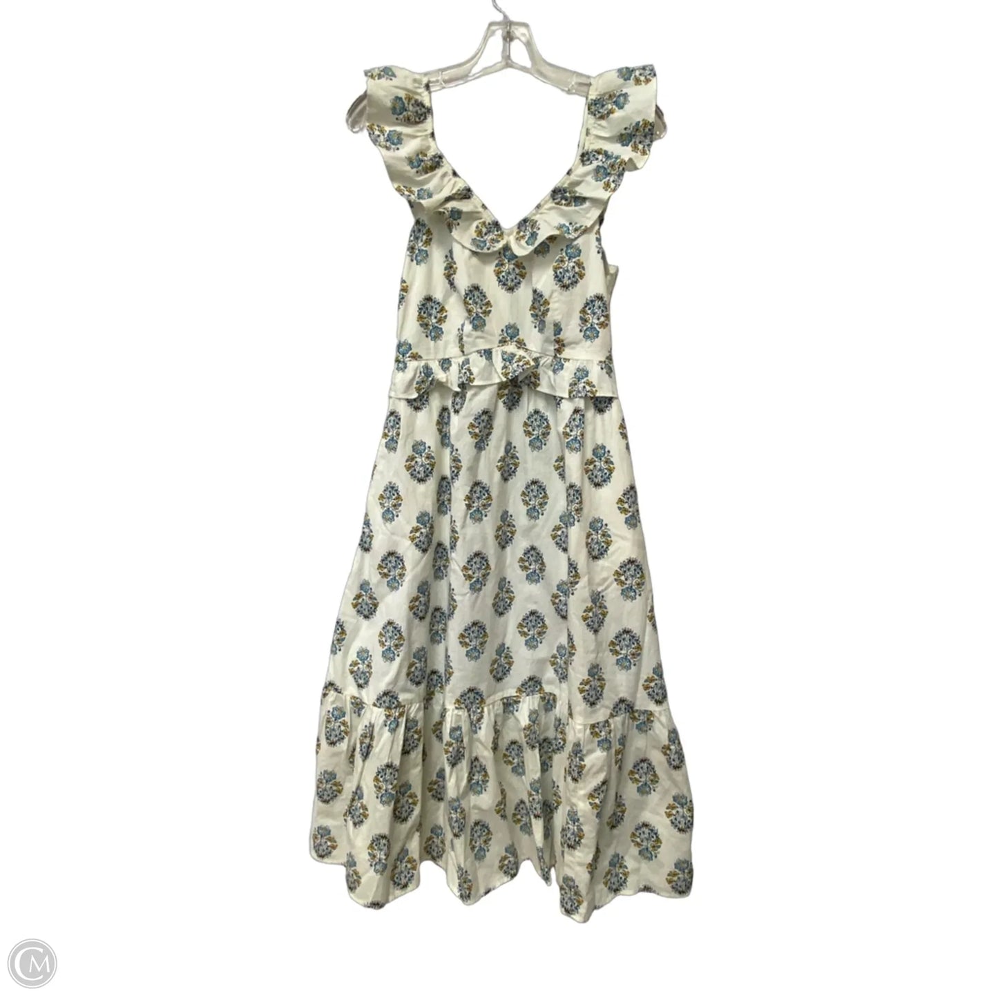 Dress Casual Midi By J. Crew In Floral Print, Size: 0