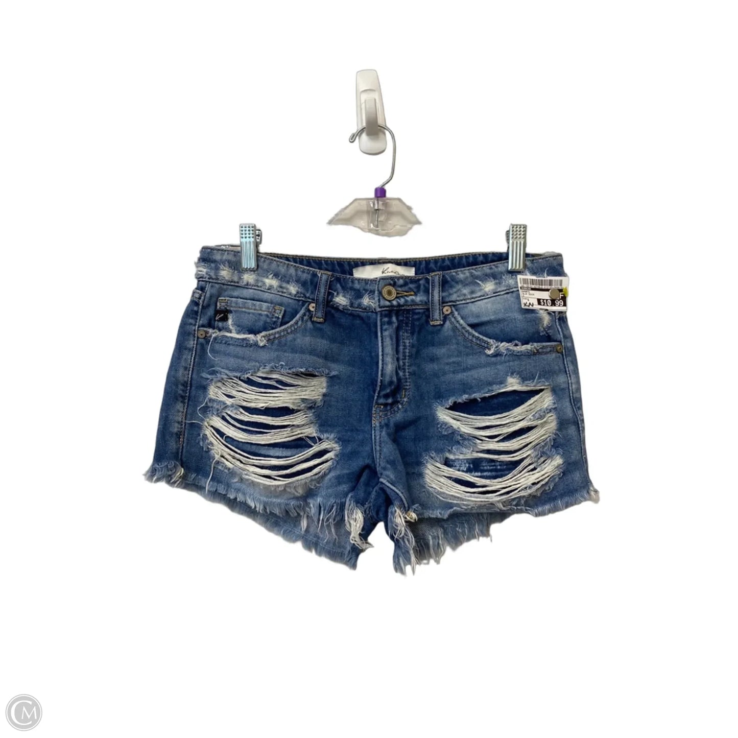 Shorts By Kancan In Blue Denim, Size: S