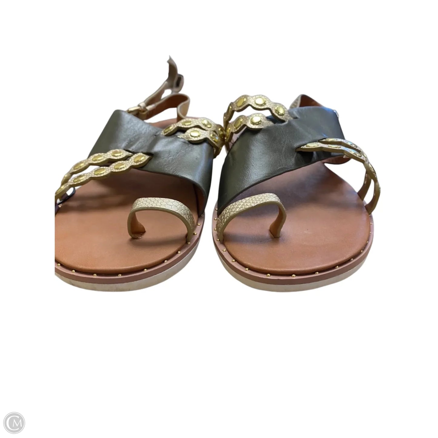 Sandals Flats By Fitflop In Green, Size: 7