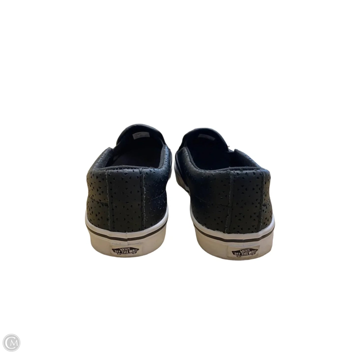Shoes Flats By Vans In Black, Size: 7.5