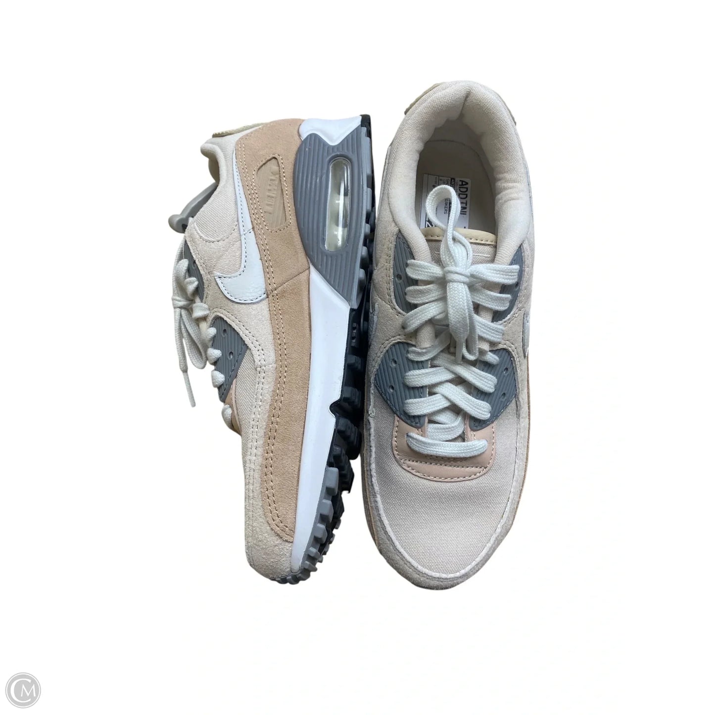 Shoes Sneakers By Nike In Cream, Size: 8