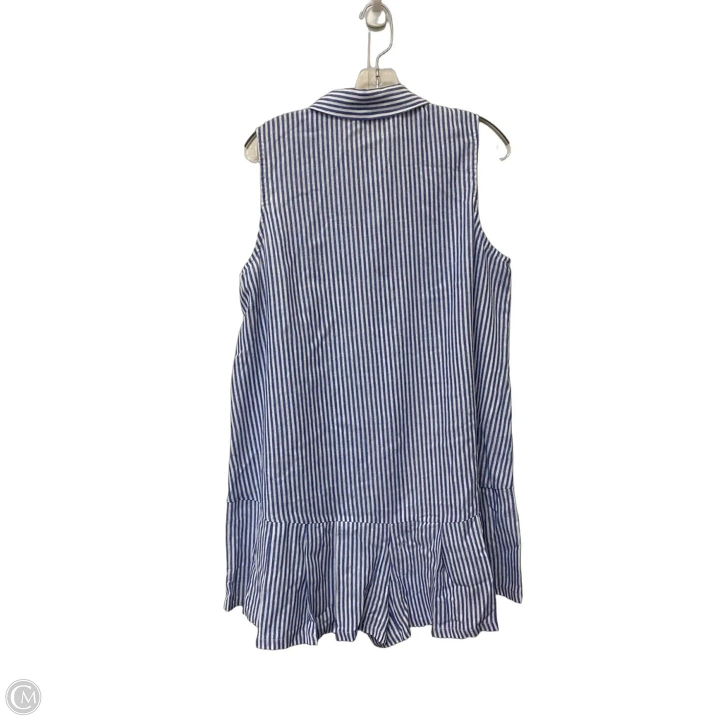 Dress Casual Midi By Clothes Mentor In Striped Pattern, Size: L