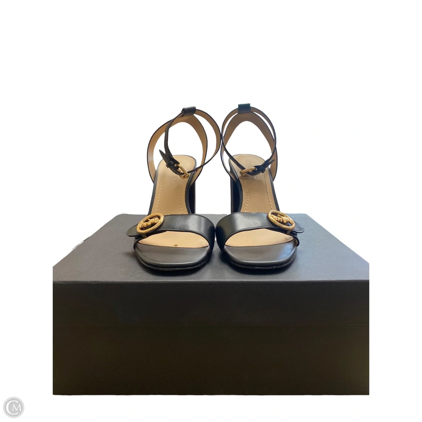 Sandals Designer By Coach In Black, Size: 8.5